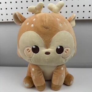 Honeymaru Aliquantum International Deer Plush Tan Kawaii Stuffed Animal 10 Inch